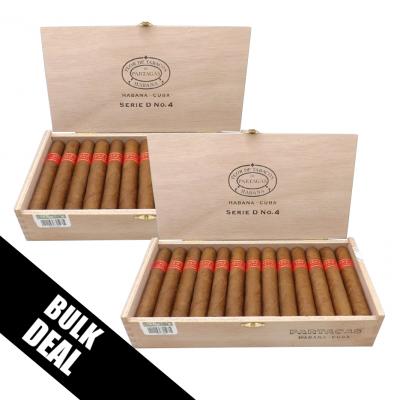 2 BOX BUNDLE DEAL - Partagas Serie D No. 4 Cigar - 2 x Box of 25